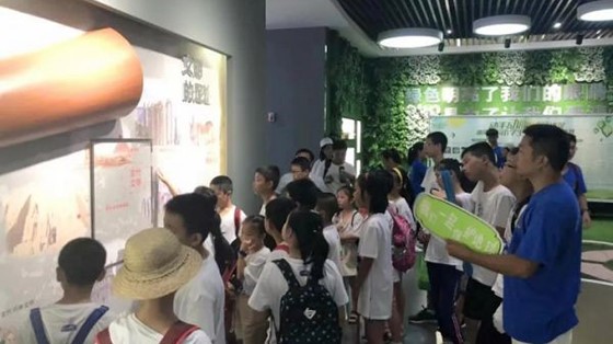湘潭市生态环境局环保教育基地迎来一群小客人